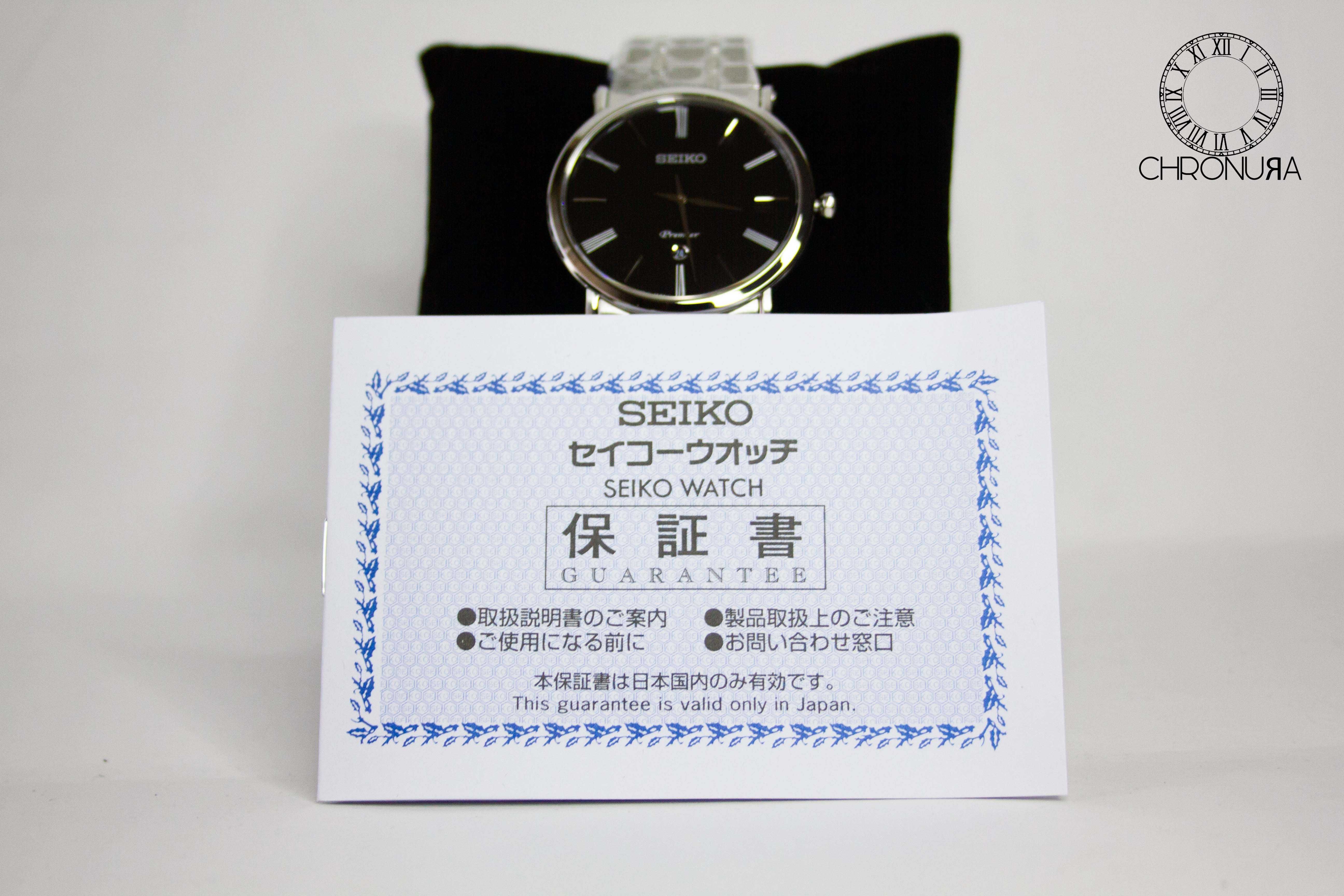 НОВ ЧАСОВНИК – Seiko SKP393P1 – Елегантен кварцов | Кутия и документи