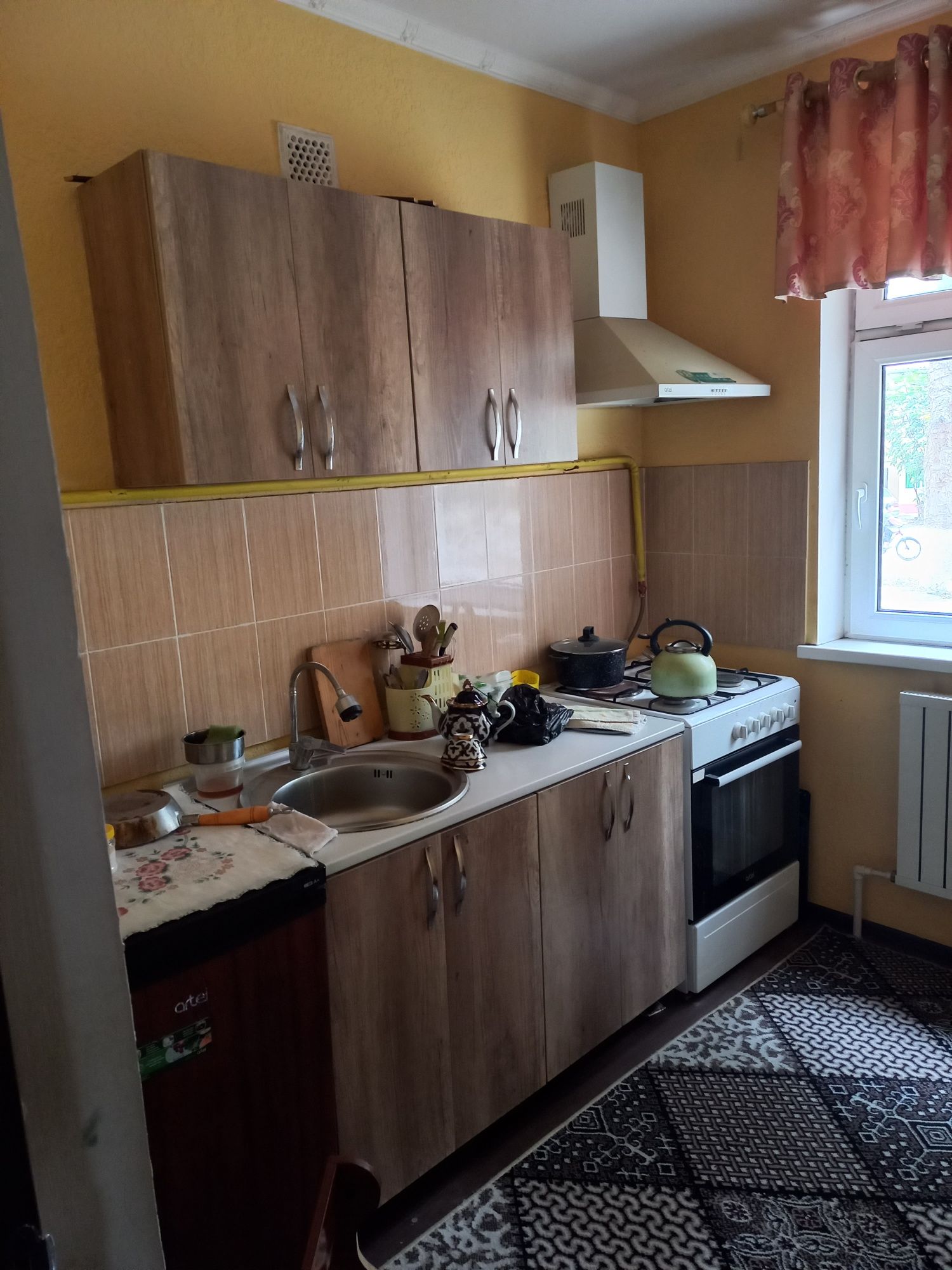 Богдод туманида янги курилган 2 хонали уй