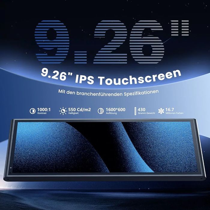 Krunia Ecran CarPlay portabil wireless de 9,26 inci pentru Apple CarPl