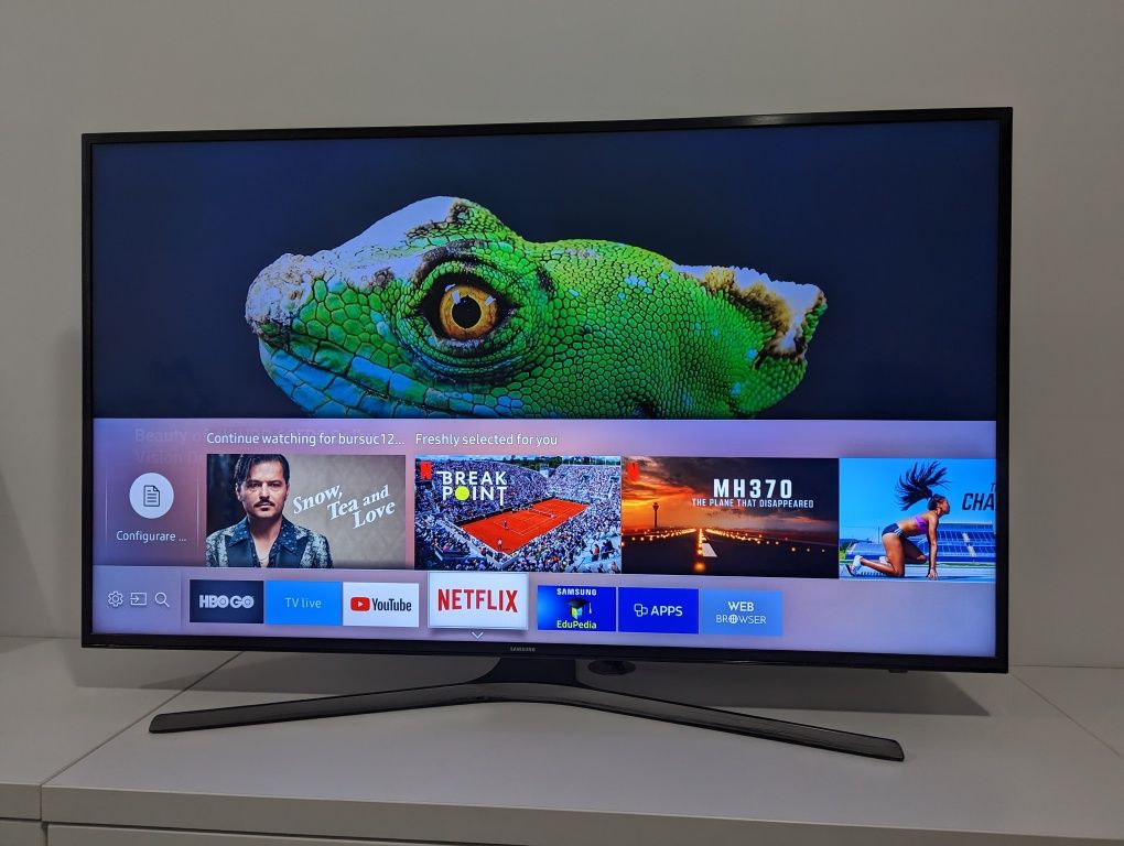 Televizor LED Smart Samsung, 125 cm, 50KU6092, 4K Ultra HD