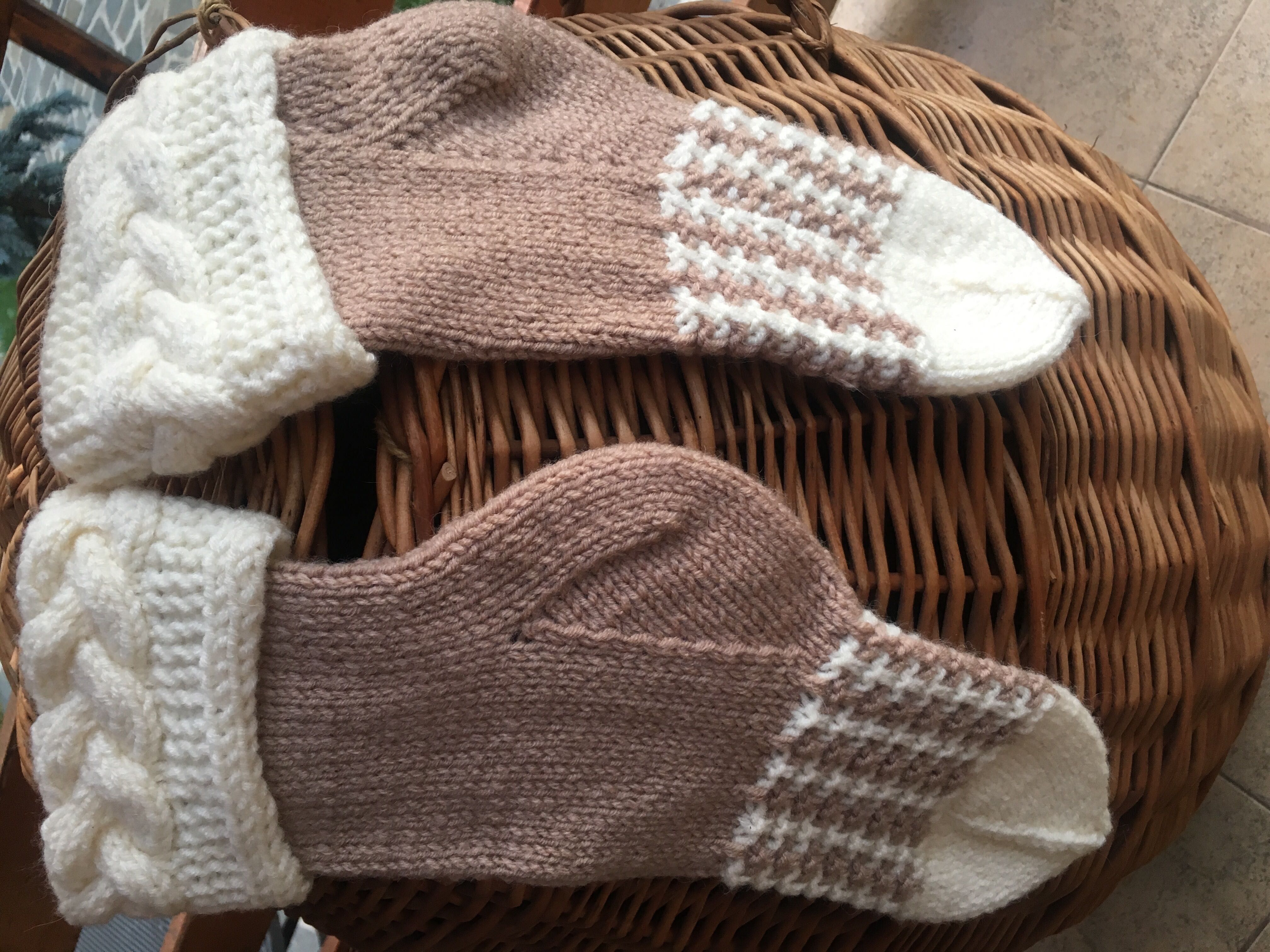 Ciorapi lana tricotati/șosete lana