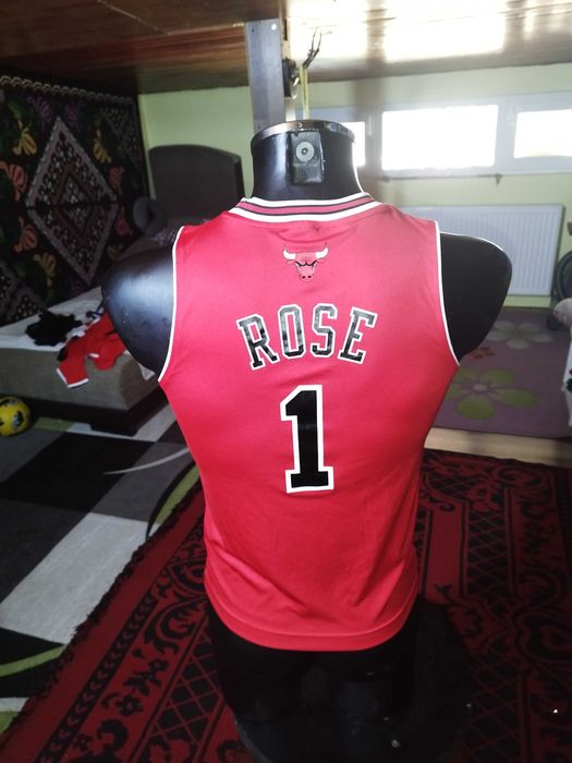 maiou de copii 11-12 ani basketball NBA chicago bulls Rose #1 adidas