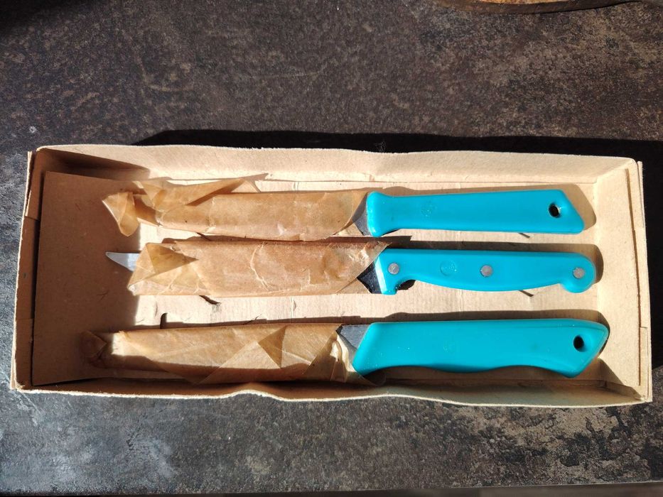 Комплект стари руски кухненски ножове