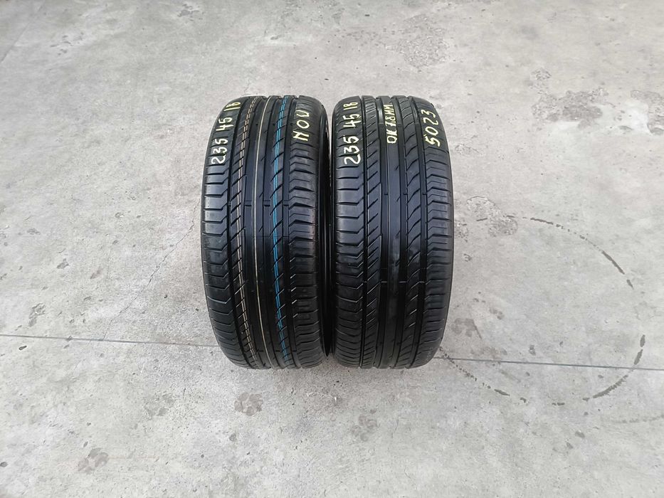 Doua anvelope de vara 235 45 18 continental sportcontact 5 seal