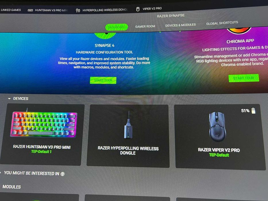 Razer Viper V2 Pro+HyperPolling Wireless Dongle