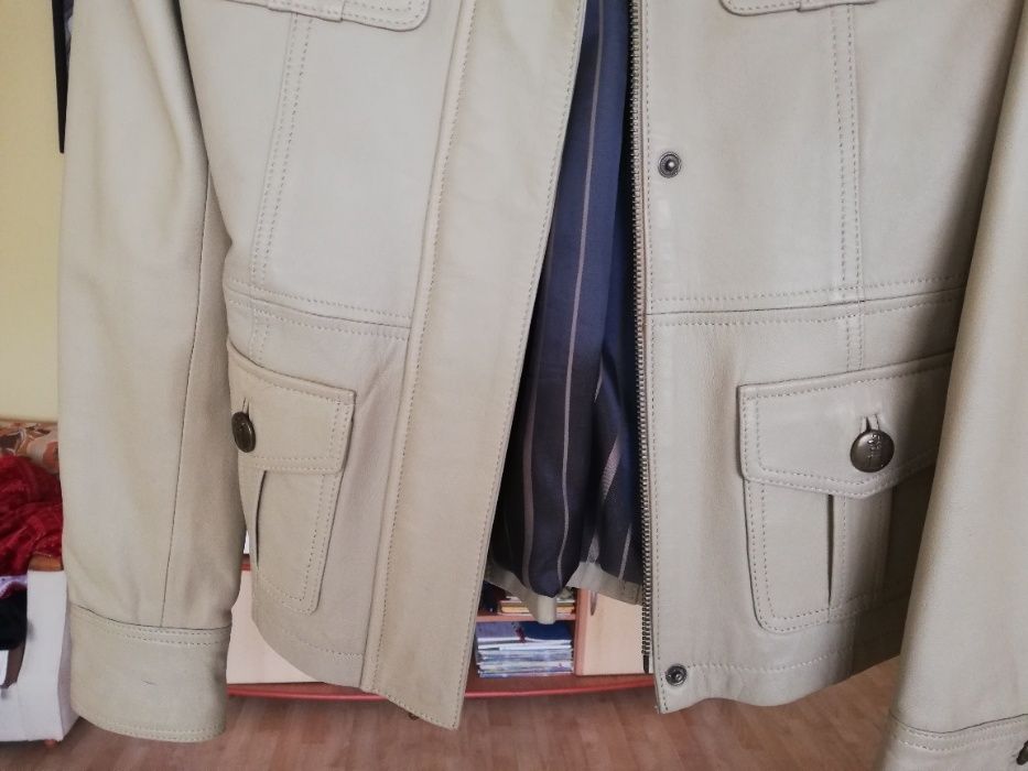 Geaca dama de piele naturala mar 38 - stare foarte buna