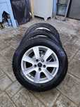 Set roți  R16 114.3 x5 Borbet + anvelope M+S Hankook rs2