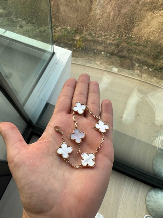 Bratara Van Cleef Gold Rose unisex