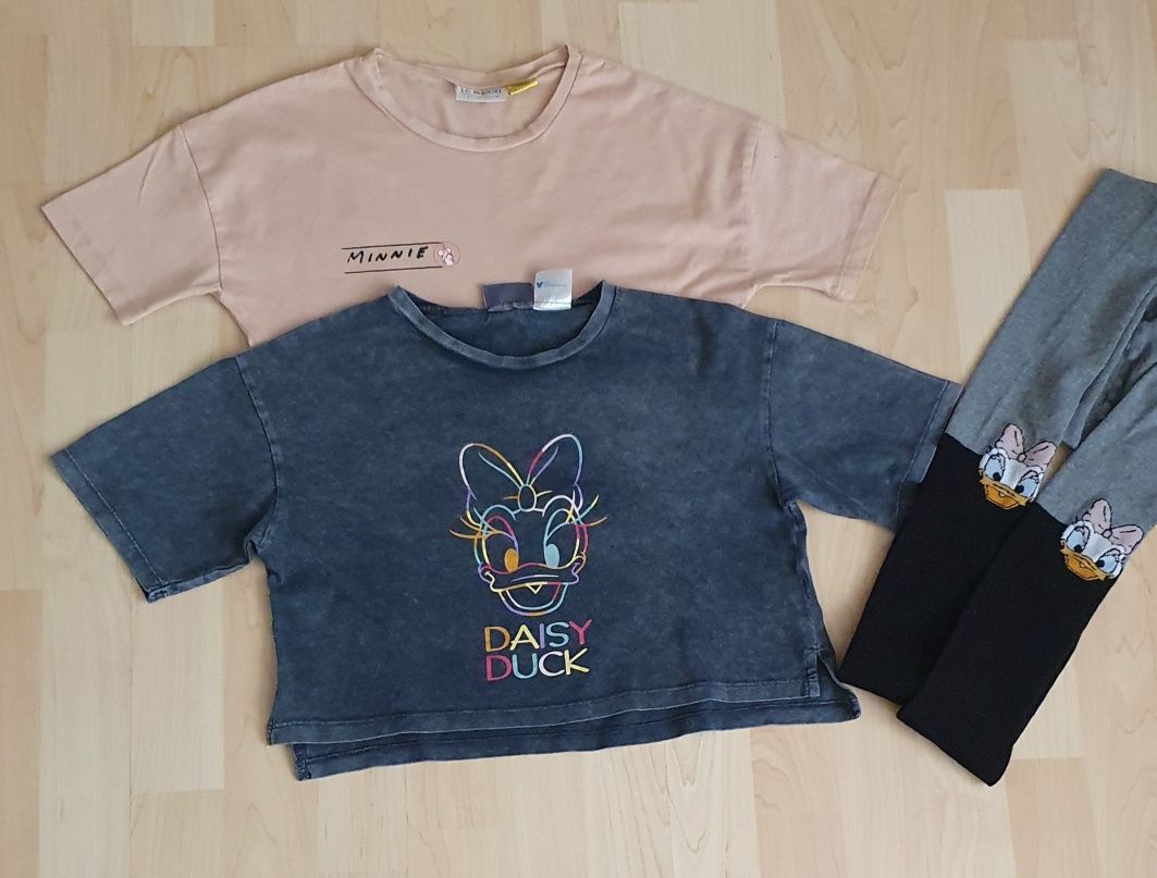 Minnie Mouse set tricouri/set fustă +tricou/Zara/5-10 ani