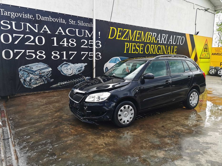 dezmembrez skoda fabia 2 facelift cod motor CAYC/capota fabia 2/faruri