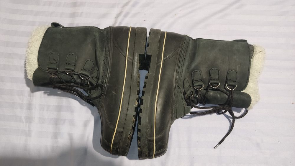 Bocanci Steel Shank mărime 45 impermeabil cauciuc+piele vânător pescar