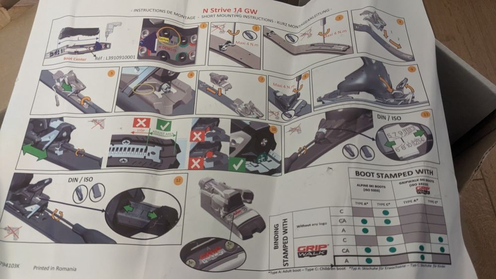 Legături schiuri Salomon N Strive 14 GW