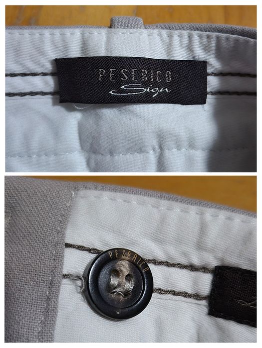 Pantaloni de lux Peserico, Handmade Tailored, Made in Italy, Damă - 40