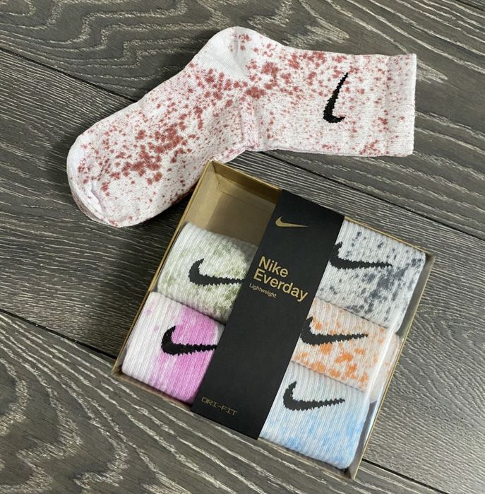 Set 6 perechi Sosete Nike Lungi Colorate Dama