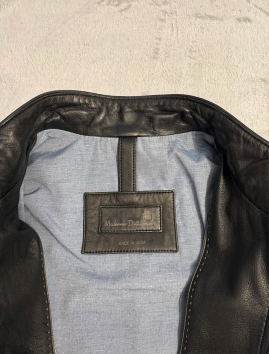 Geaca din piele Massimo Dutti