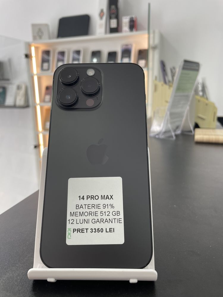 MAGAZIN: iPhone 14 Pro Max, Baterie 91%, 512 GB, GARANTIE