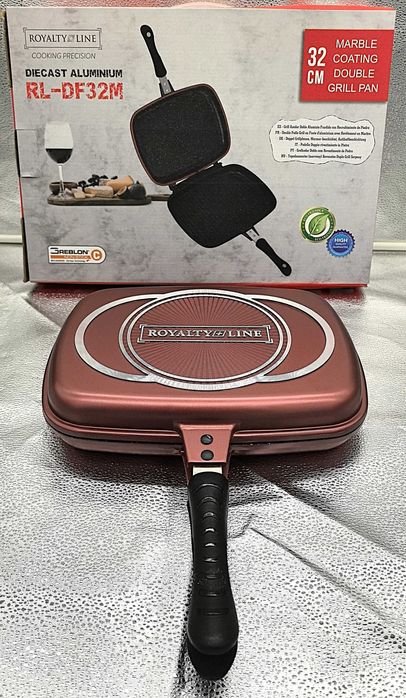 Tigaia Dubla Royalty Line, antiaderenta, 32cm, gatire sanatoasa