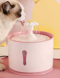 Фонтан (поилка/дозатор) за вода за котки и кучета, 2,5 литра