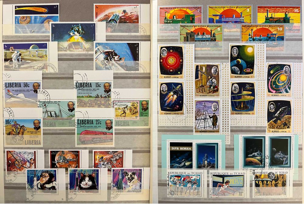 Clasor timbre diverse (fauna, sport, cosmos)