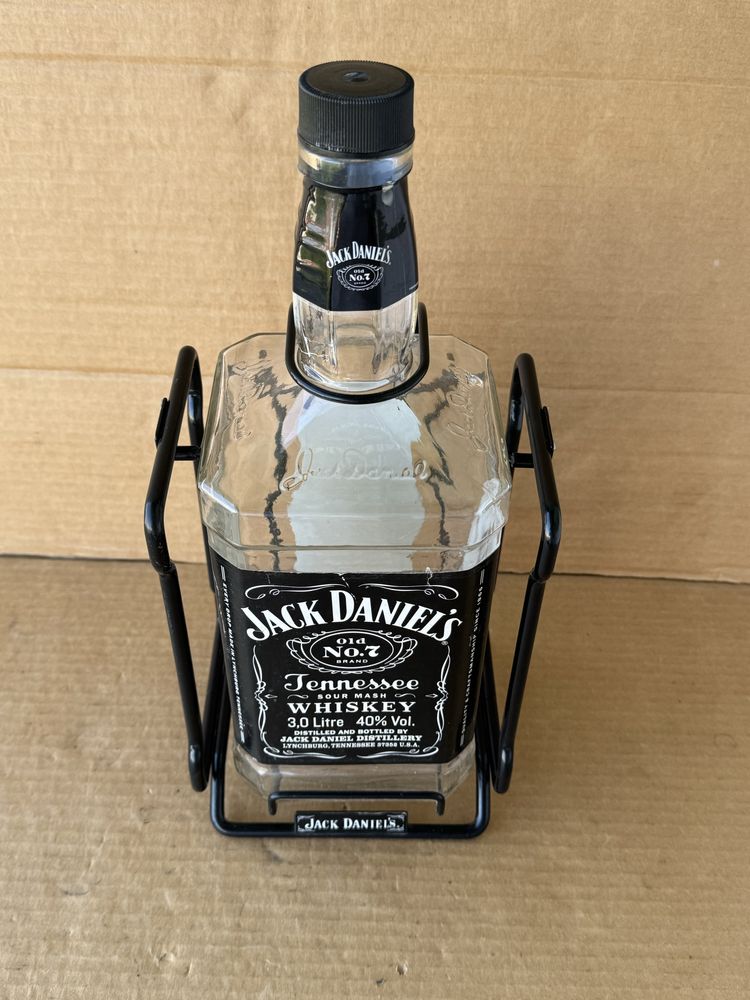 Люлка, Бутилка от Уиски JACK DANIELS (Джак Даниелс) 3L