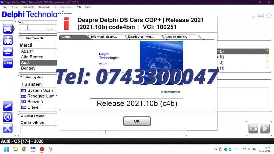 Instalare Soft Delphi 2021  Autocom 2021  Stakis  Vcds 2025wow