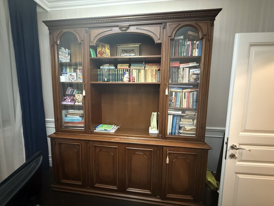 Biblioteca lemn masiv