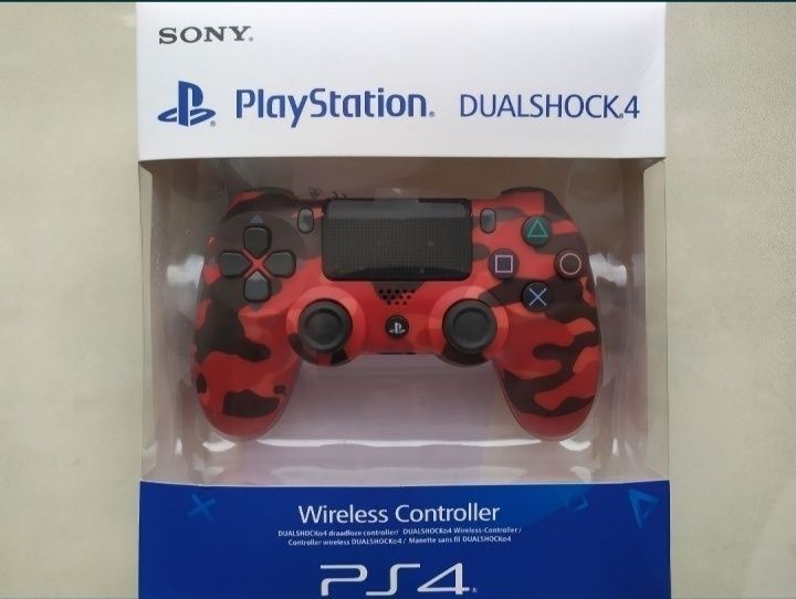 Новый джойстик геймпад PS4 Dualshock 4, Каспи RED