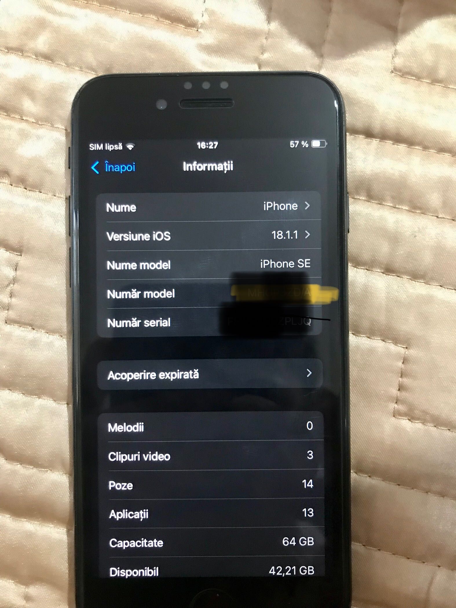 iPhone SE 2022 IMPECABIL!