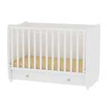 Patut lemn Lorelli Classic Dream, transformabil, 60 x 120 cm, Alb