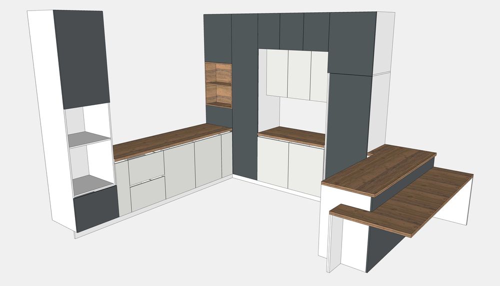 Proiectant mobilier Sketchup | Schite 3D & fișiere necesare producție