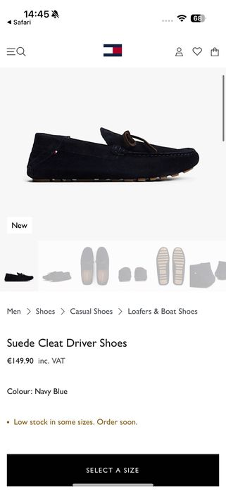 Мокасини tommy hilfiger обувки 43 номер