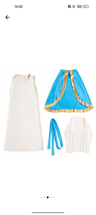 Costum fete 5/6 ani Fecioara Maria