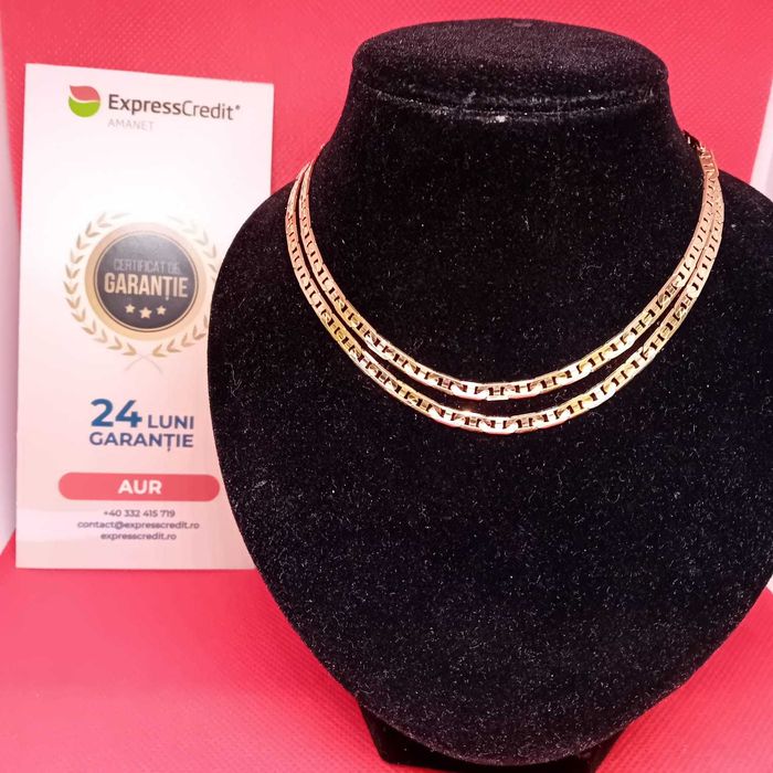 Lant aur 14k 13.77gr (Ag 4 Dacia b50322) Garantie 2 ani