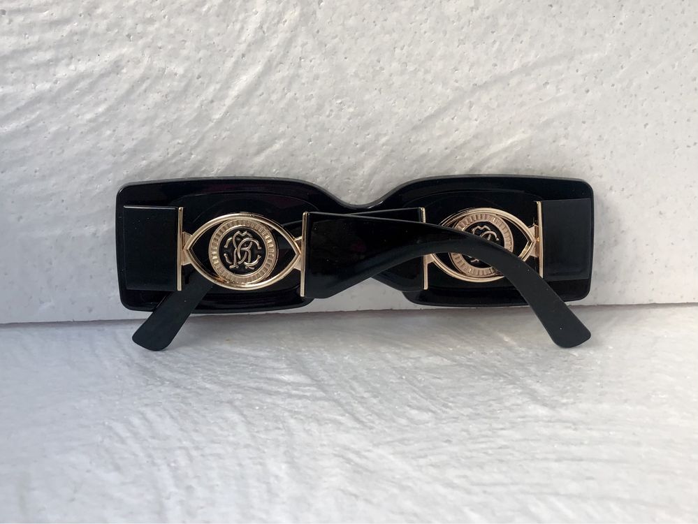 Roberto Cavalli Дамски слънчеви очила правоъгълни RC 2 цвята ,черни