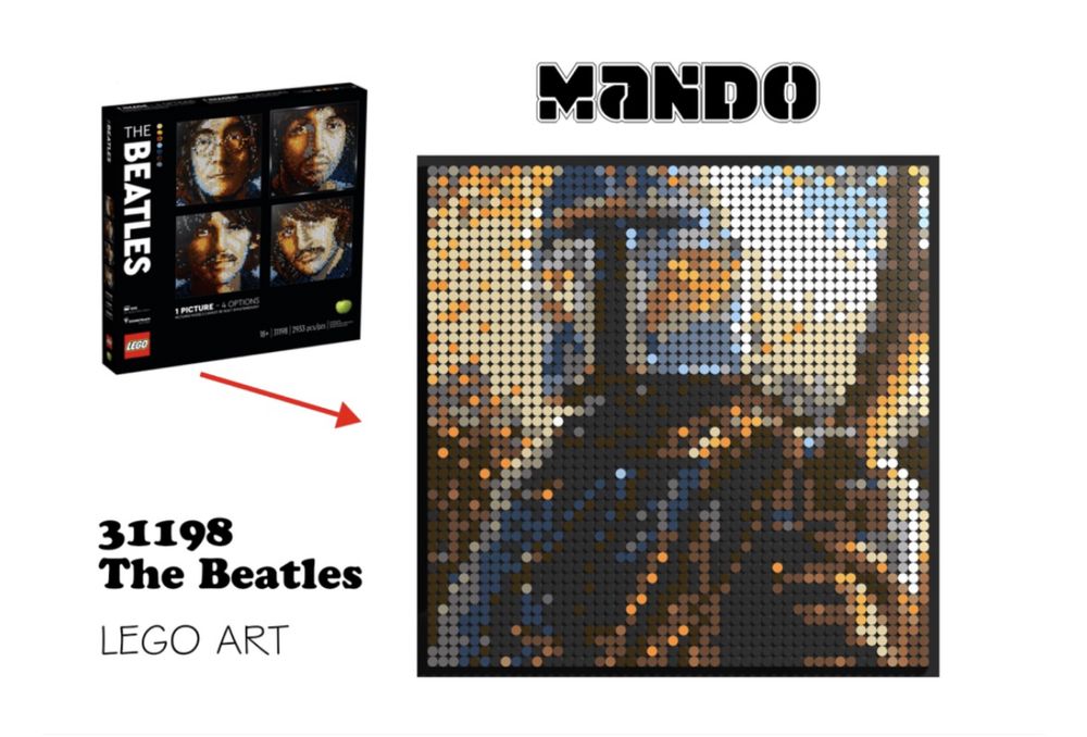 31198 LEGO Art The Beatles Портрети Бийтълс/ Елвис