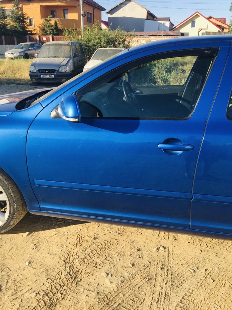 Usa fata-spate skoda octavia 2 VRS albastru