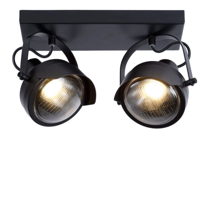 Corp iluminat 2 surse Lucide Cicleta 35W, Otel, Negru