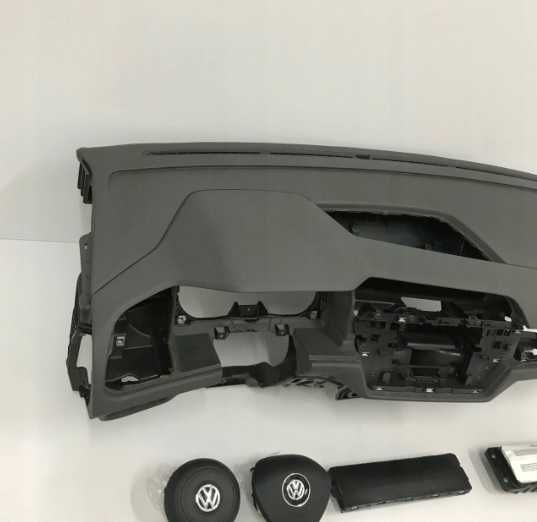 VW Touran 2015 - 2022 kit airbag / plansa de bord / set centuri