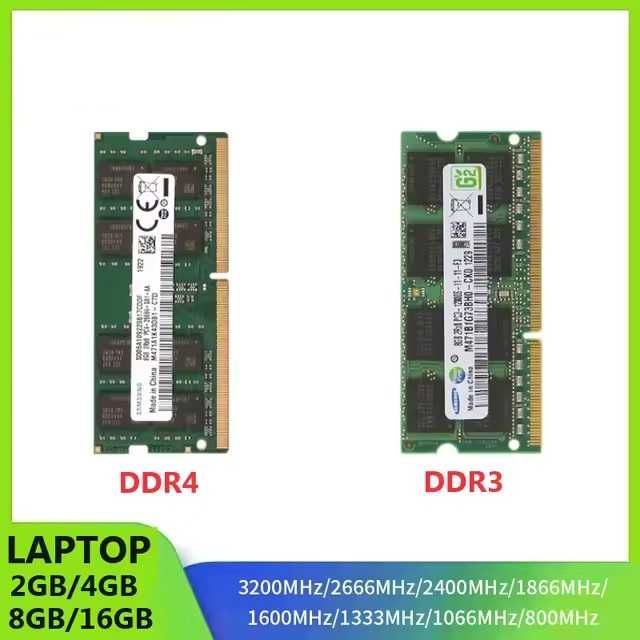 Memorii RAM pentru laptop  DDR3  DDR4 4GB 8GB diferite modele