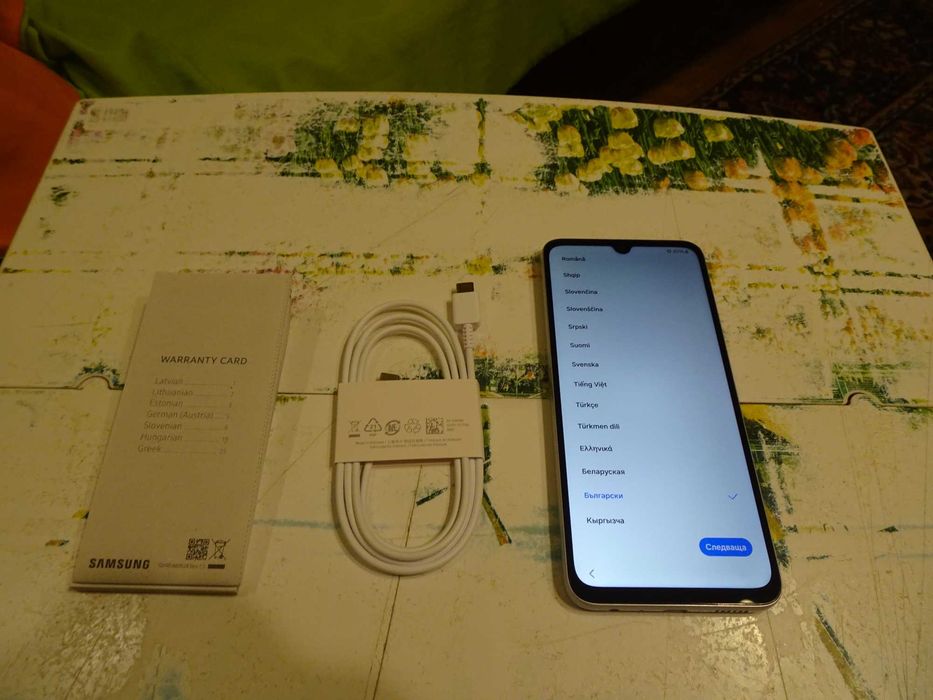 Смартфон SAMSUNG GALAXY A05s 4/64GB Silver, нов, прочети описанието