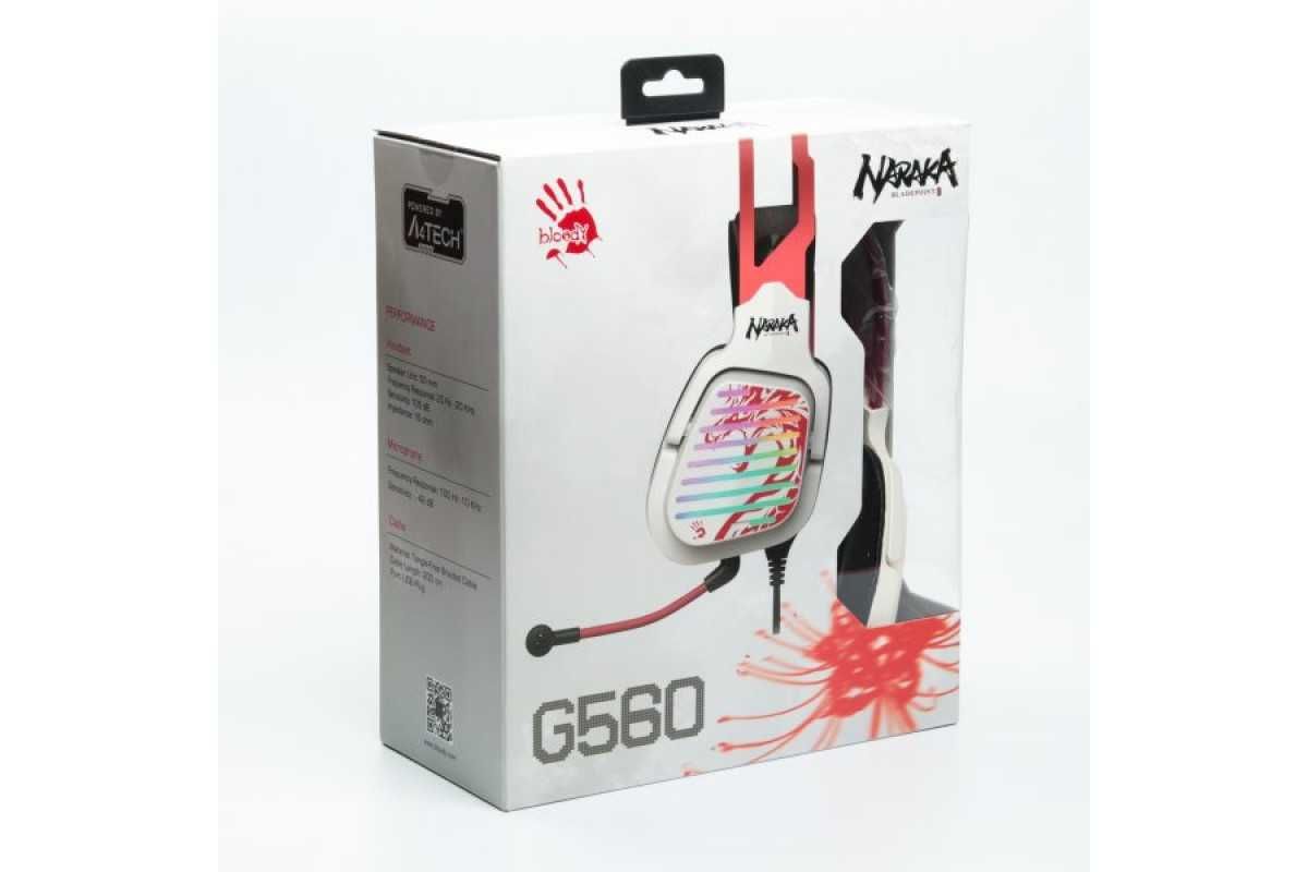 Проводные наушники Bloody G560 NARAKA RGB - ИГРОВАЯ ГАРНИТУРА 7.1