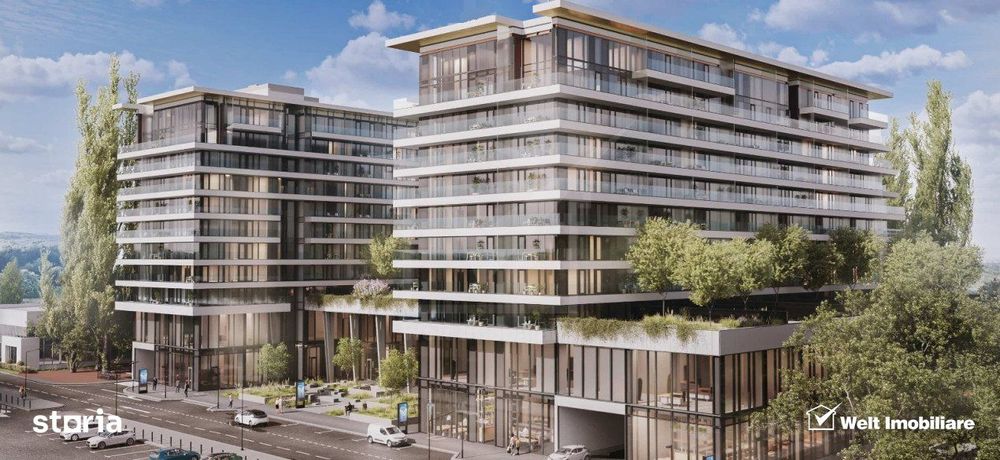 Apartament 2 camere, zona Garii, imobil de lux cu Mall la primele etaj