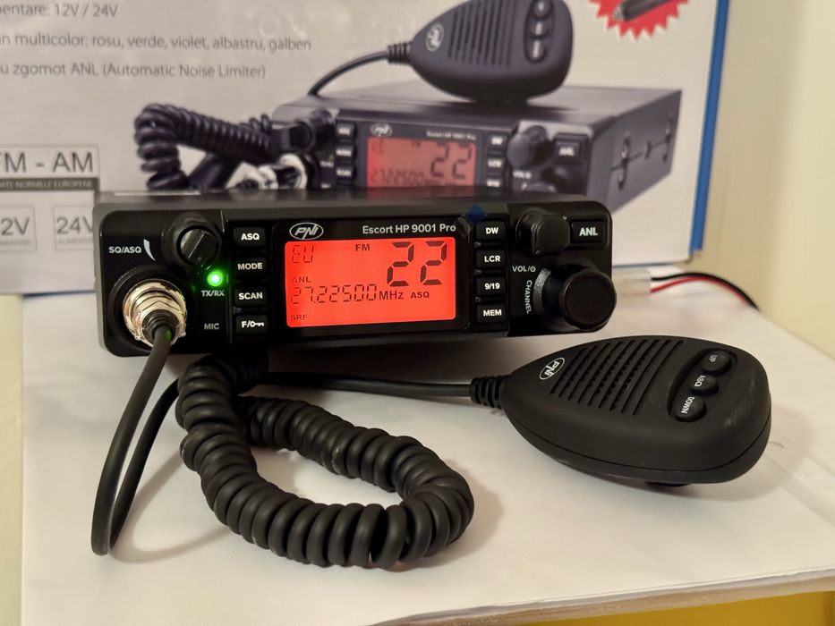 Statie radio CB PNI HP9001 PRO 12-24V ASQ noua