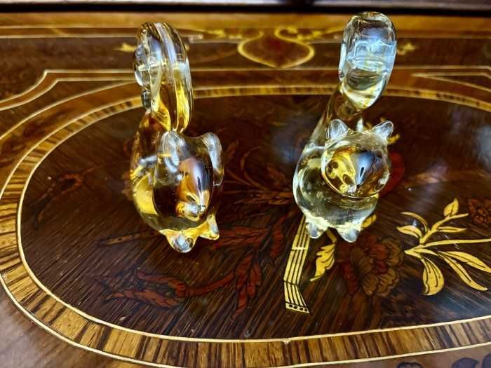 Expresive veverite-Arta Murano-nuanta ambra-Italia