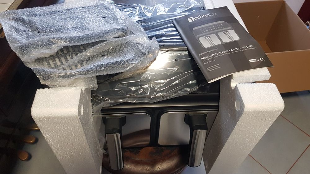 Vand friteoza cu 2 compartimente Technolux