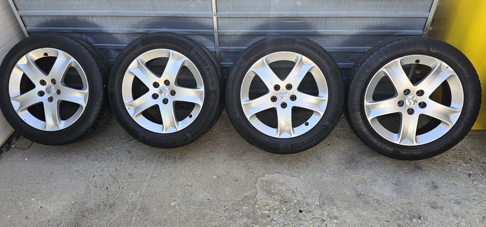 Jante Peugeot 407 R17 + roata de rezerva de aceleași dimensiuni