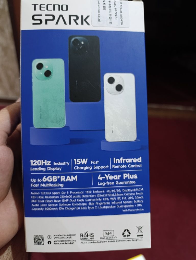 Texno Spark Go 1