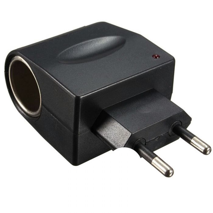 Adaptor / convertor / transformator 220V la bricheta auto 12v/500mAh