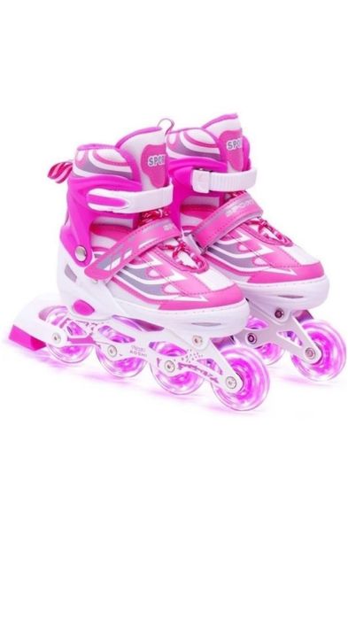 Ролик голубой и розовый