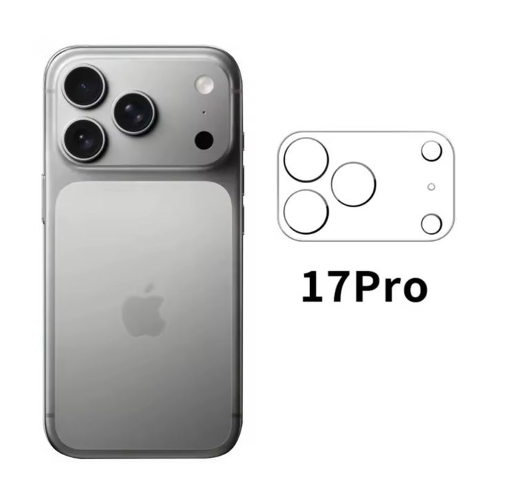 Iphone 17 17 AIR 17 PRO 17 PRO MAX Folie Camera Sticla Transparenta